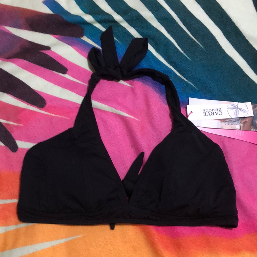 Black swimsuit top